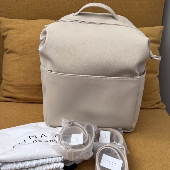 Mina Baie Stevie Midi Vegan in Crema - Picture 1 of 3